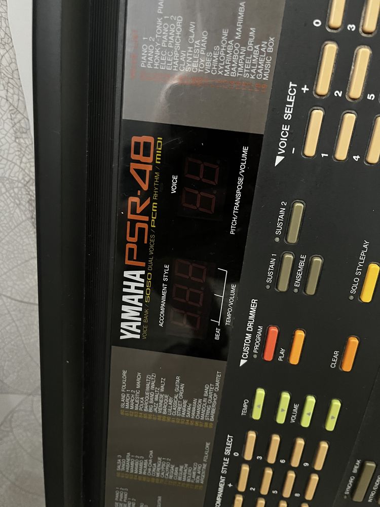 Keybord Yamha PSR 48 + zadilacz 1990 rok