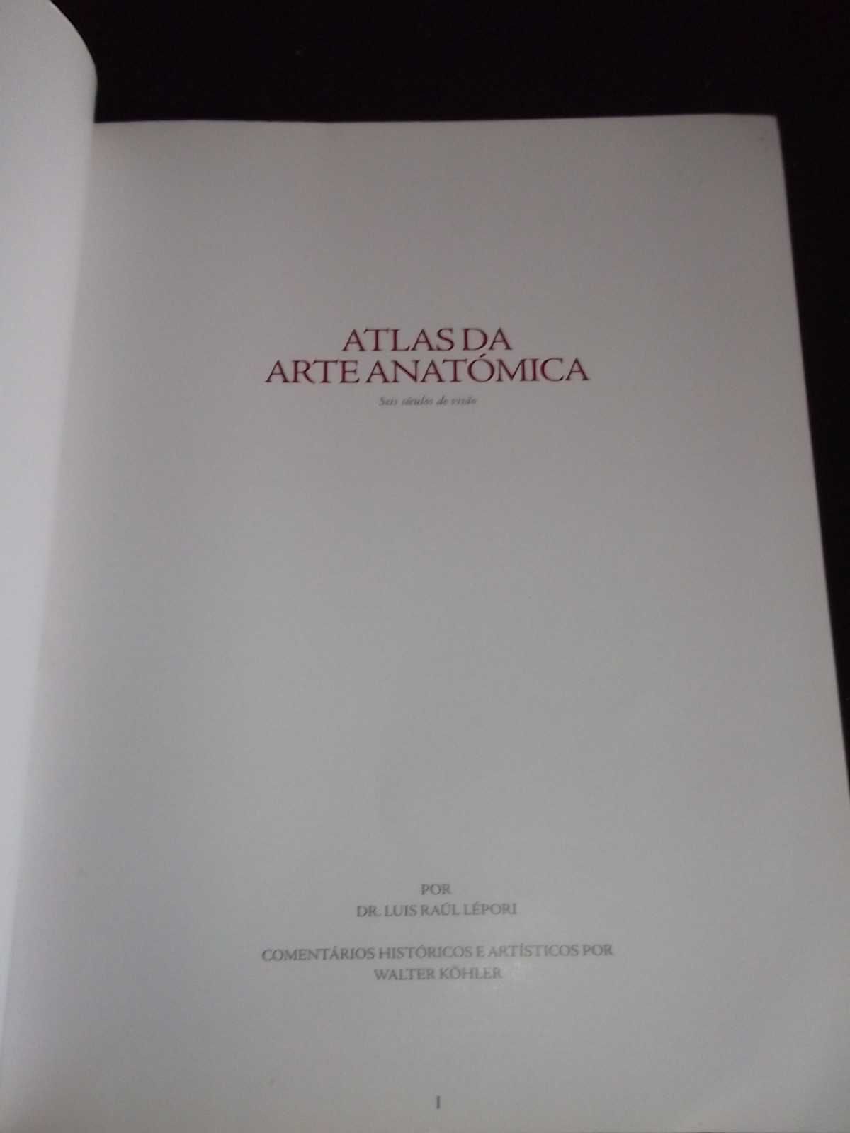 Livro Atlas da Arte Anatómica Seis séculos vol. IV