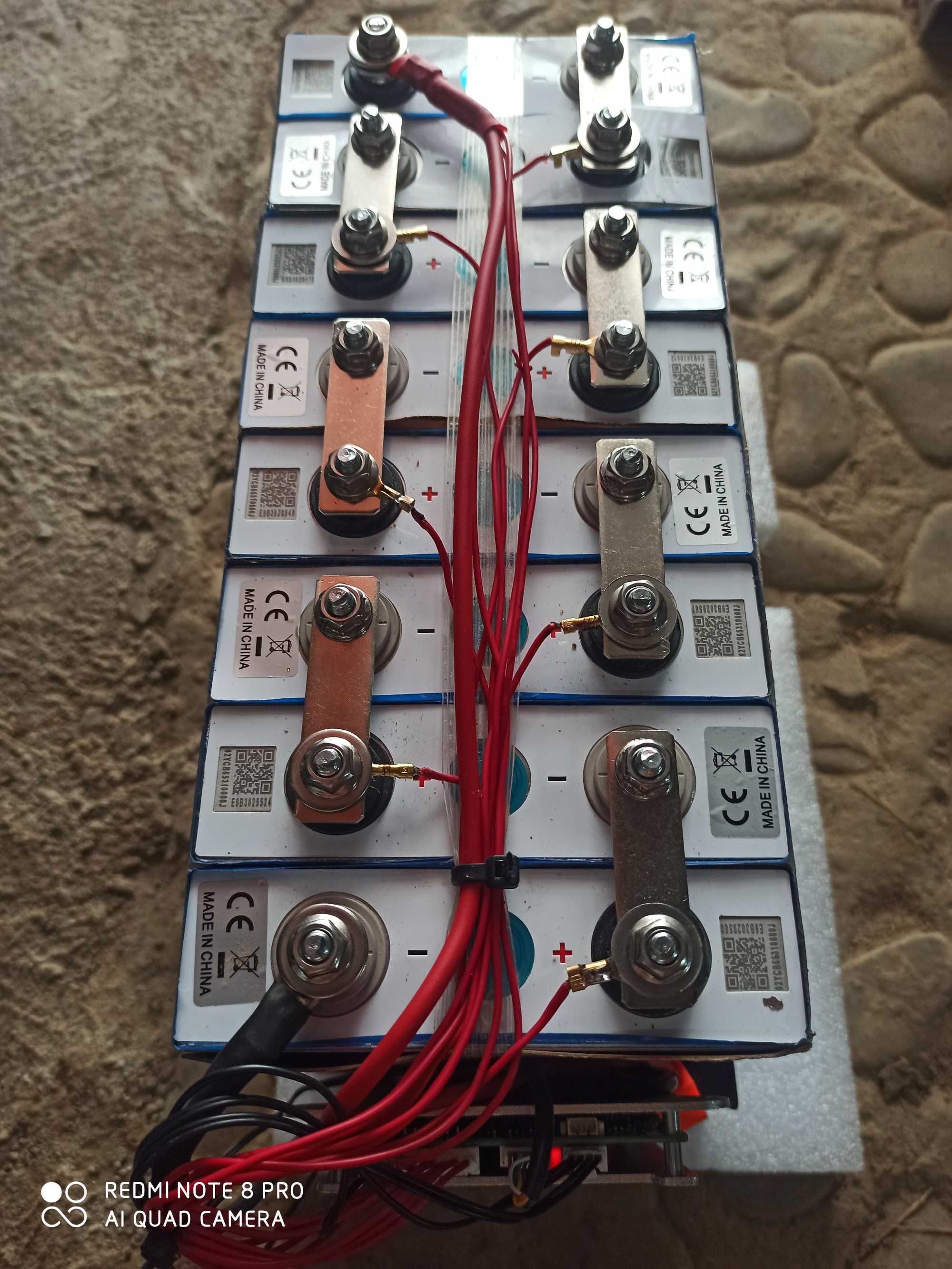 Magazyn Energii 24V Ogniwa LiFePo4 8 x 105Ah z BMS 100A-skonfigurowany