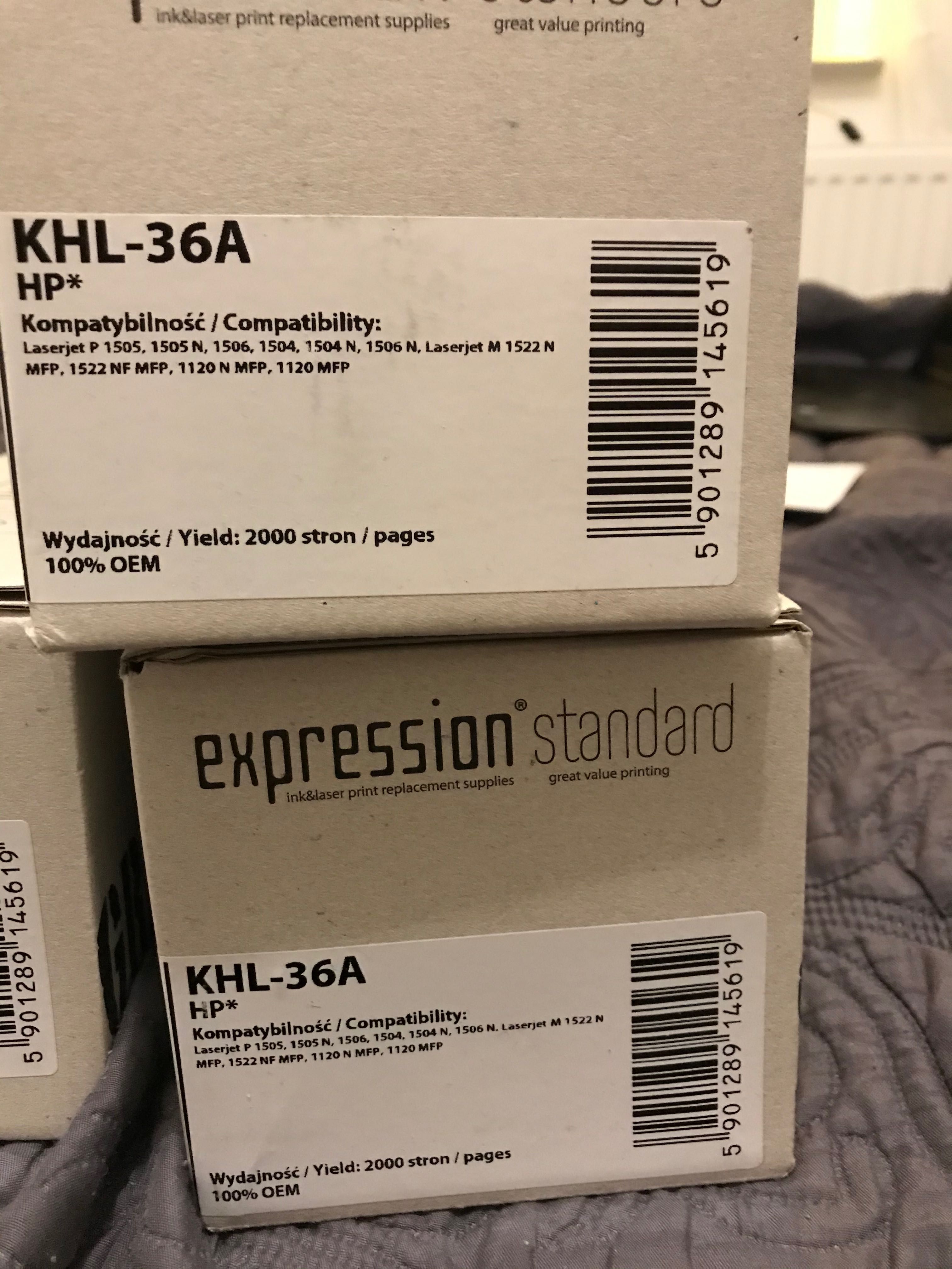 3xToner hp KHL-36A expression standard