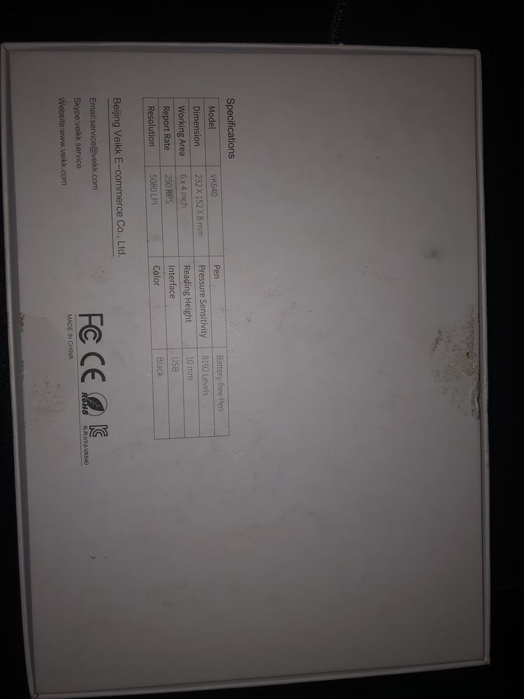 Tablet graficzny VEIKK VK640