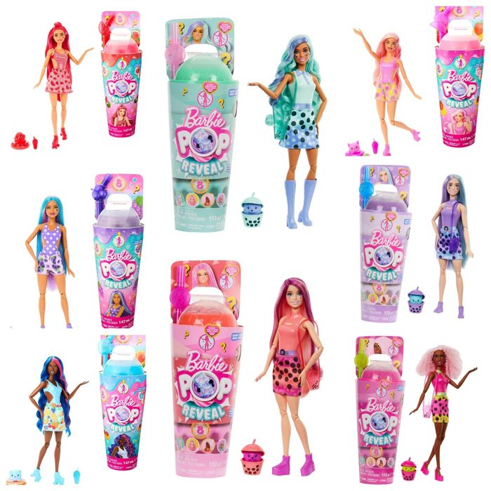 Лялька barbie pop reveal барбі слайм поп рівіл кавун полуниця виноград