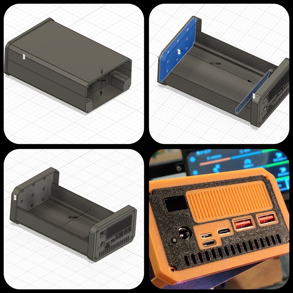 Корпус Повер Банк , Case Power Bank, holder 21700, 18650