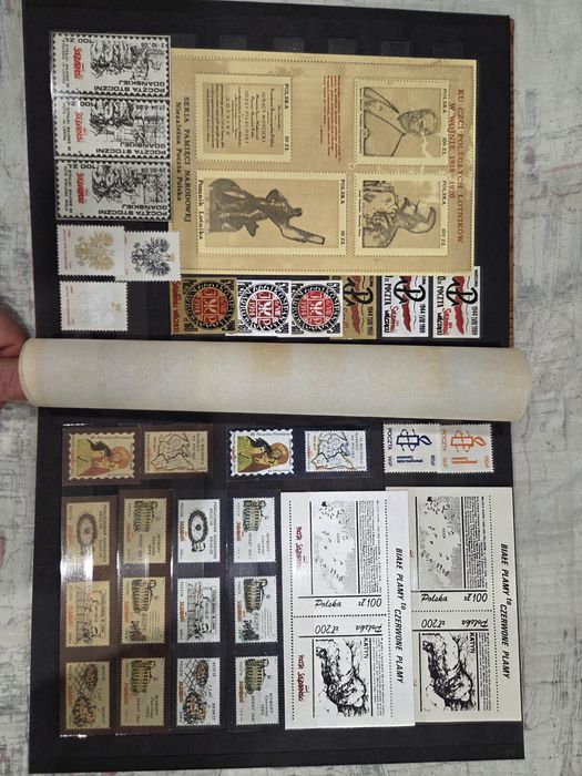 Znaczki pocztowe, poczta niezależna, poczta solidarność,