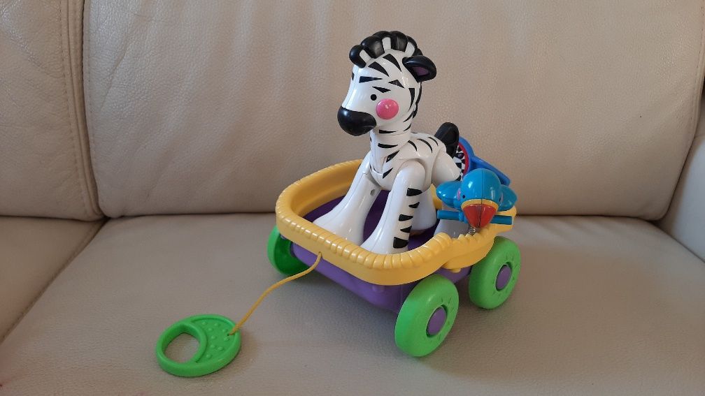 Zebra Fisher Price na wagoniku Sing&Go Choo-Choo