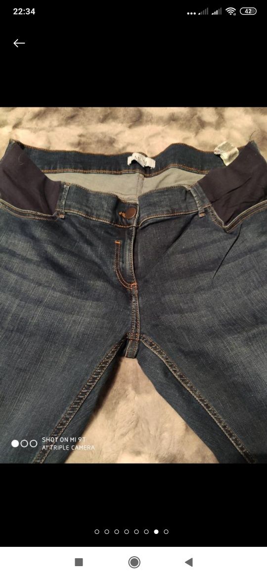 Стильные зауженные стретчевые джинсы джеггенсы для беременных