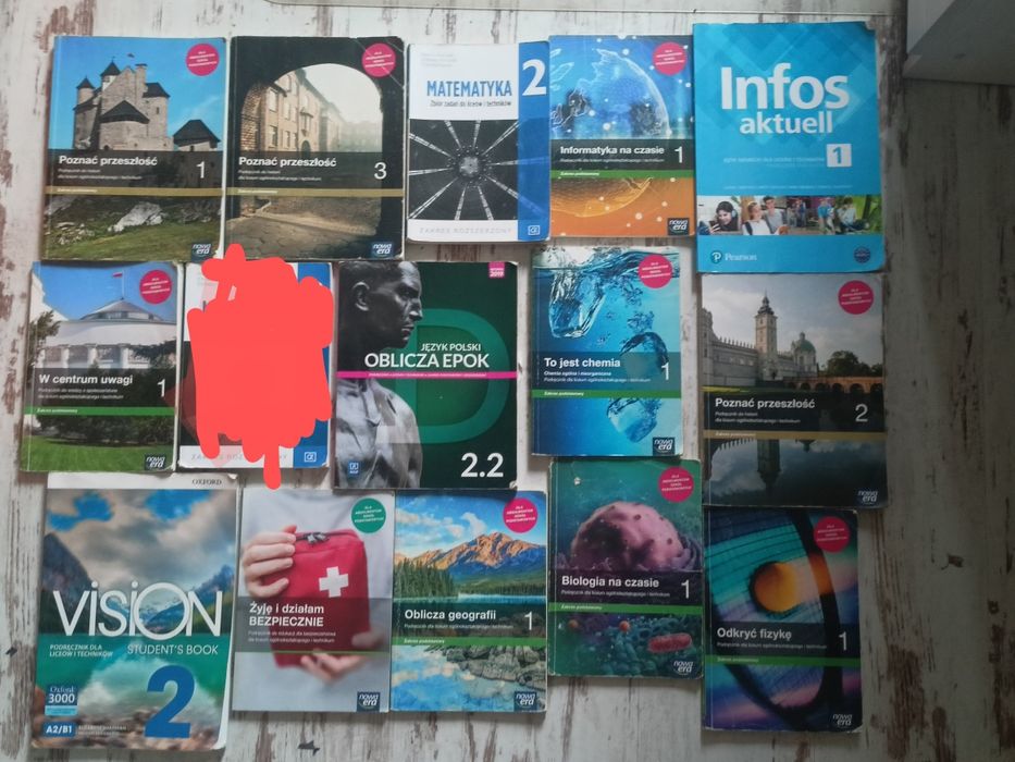 Podreczniki do liceum i technikum