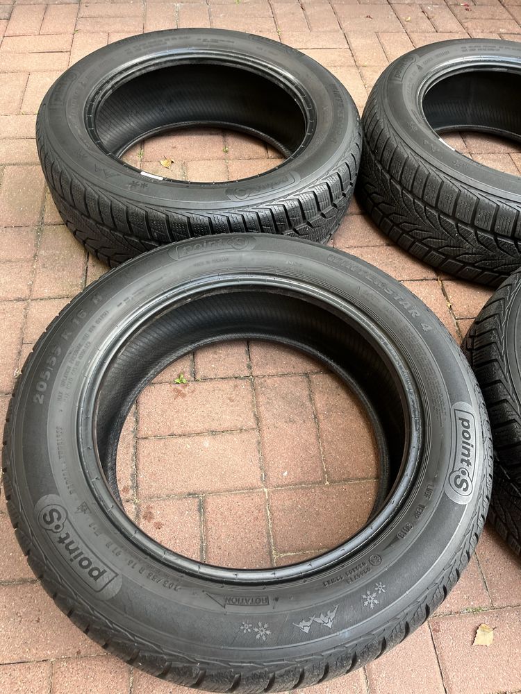 Komplet opon zimowych - 205/55 r16 - Point S - Winterstar 4