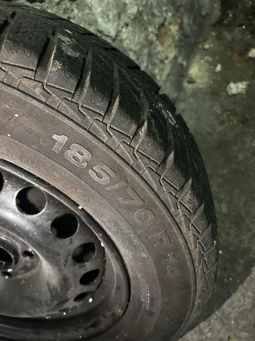 Opony zimowe z felga continental rozmiar 14