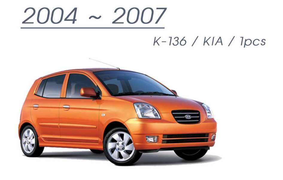 Нова тюнинг Кришка паливного баку Kia Picanto 2004 – 2007