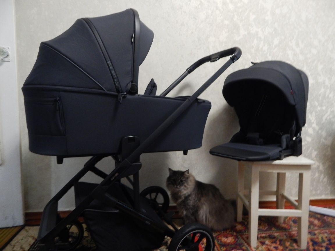 Дитяча коляска (візочок) Carrello Alfa CRL - 6507 Graphite Grey, 2 в 1