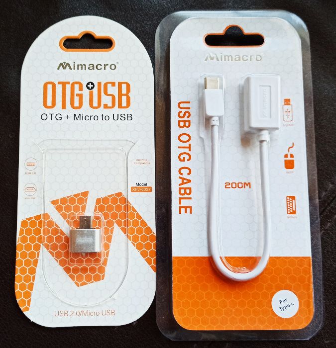 Cabos de boa Qualidade USB to OTG, USB-C, etc.