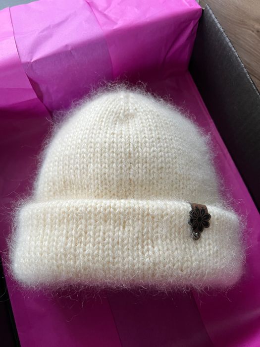 Czapka dwustronna/podwójna z moherem