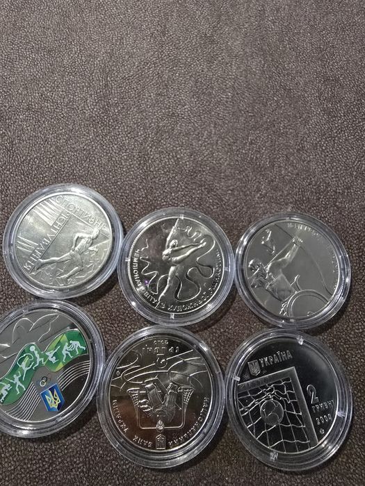 Серія спорт 6 монет