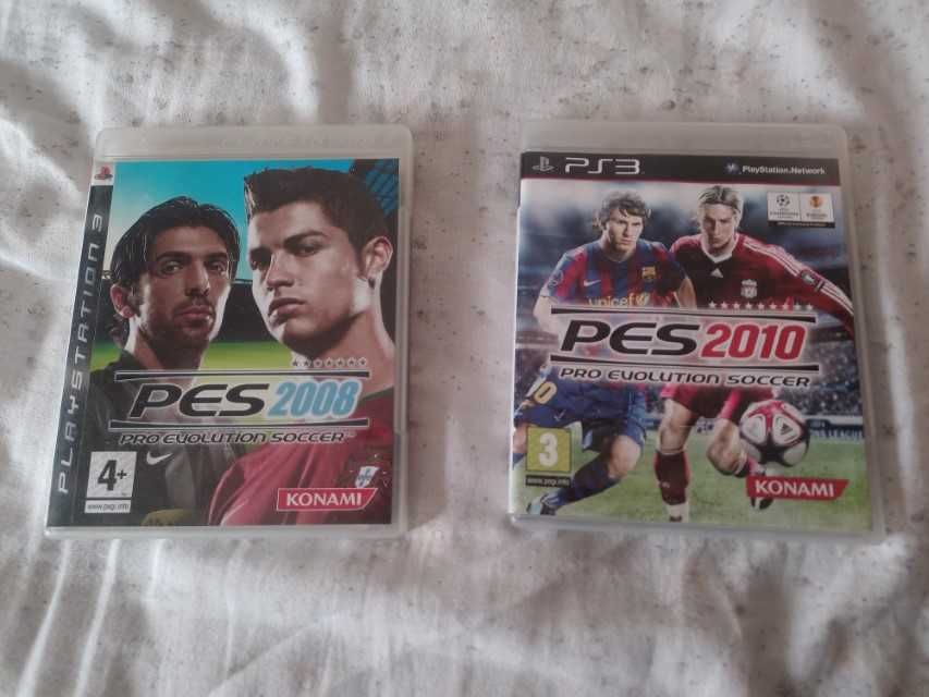 PS3 - PES 2008 e 2010 (pouco usados)