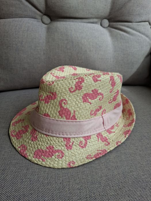 Kapelusz słomkowy dziecięncy dla dziewczynki