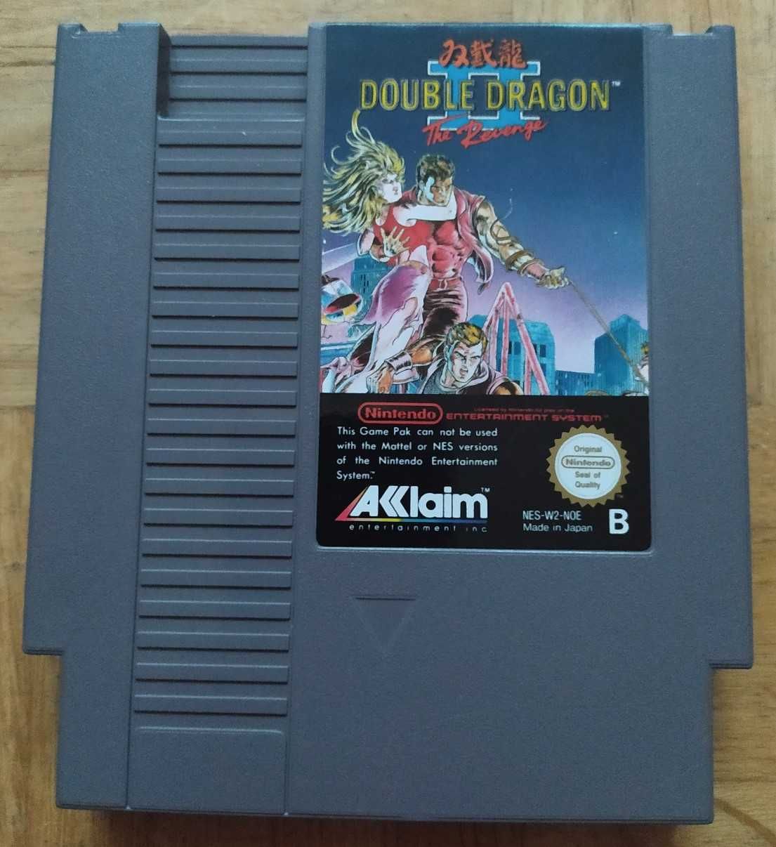 DOUBLE DRAGON II PAL nes oryginał 100%ok nintendo pegasus cart pegazus