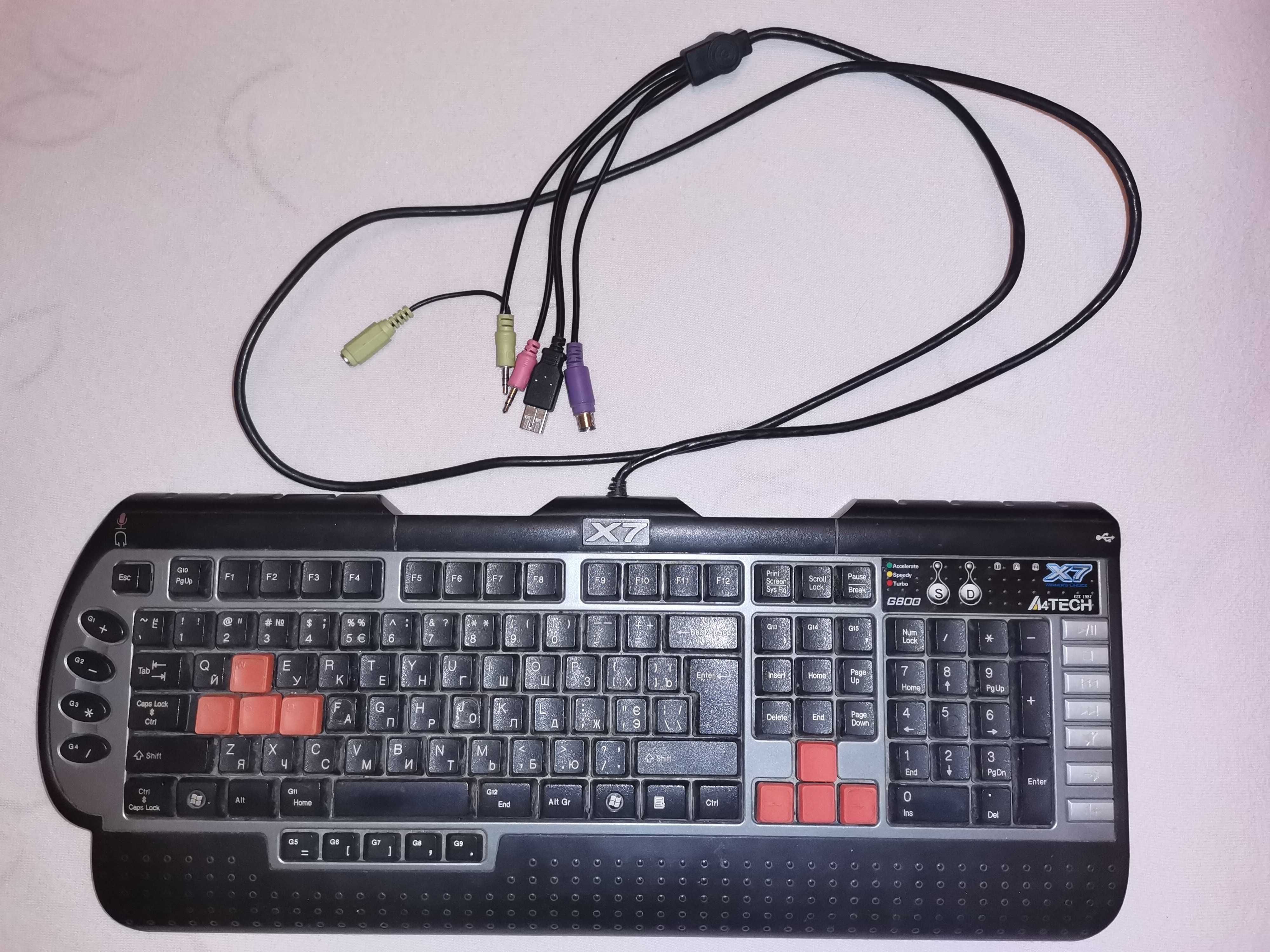 Игровая клавиатура X7 A4TECH G800MU