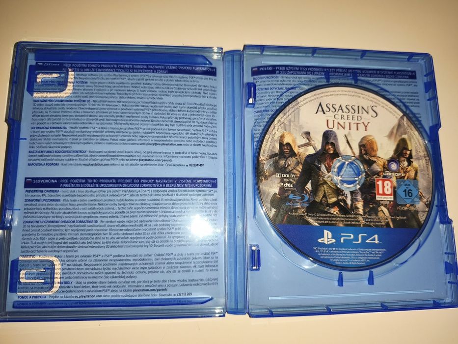 Gra Ps4 Assassins Creed Unity PL gry PlayStation 4 Crash Mafia Syberia