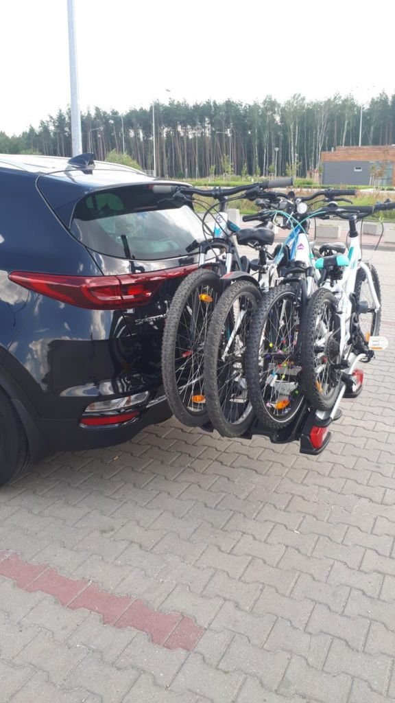 Bagażnik rowerowy na hak Thule- wynajem