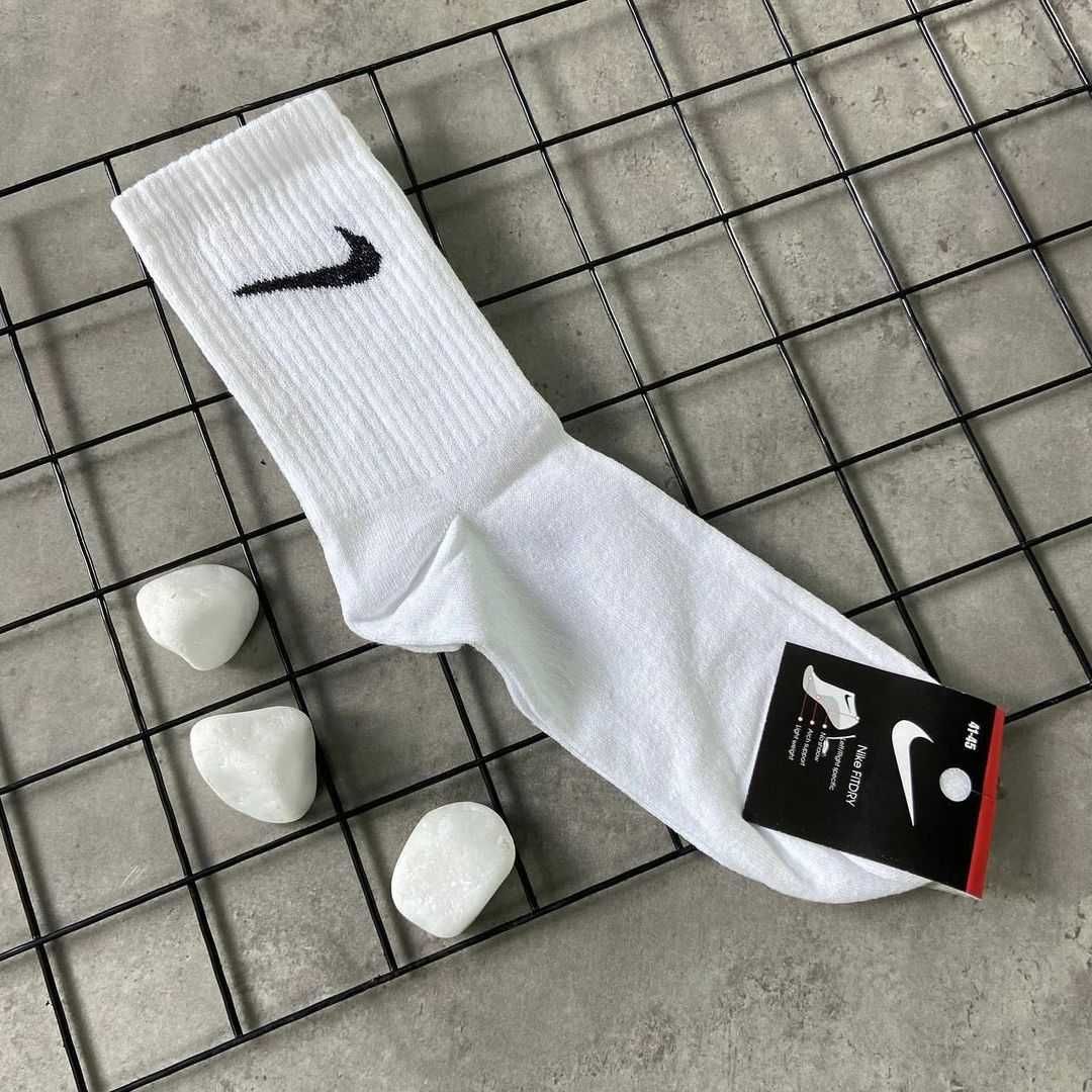 12 пар - 270 грн Носки найк  оптом / Шкарпетки Nike білі довгі