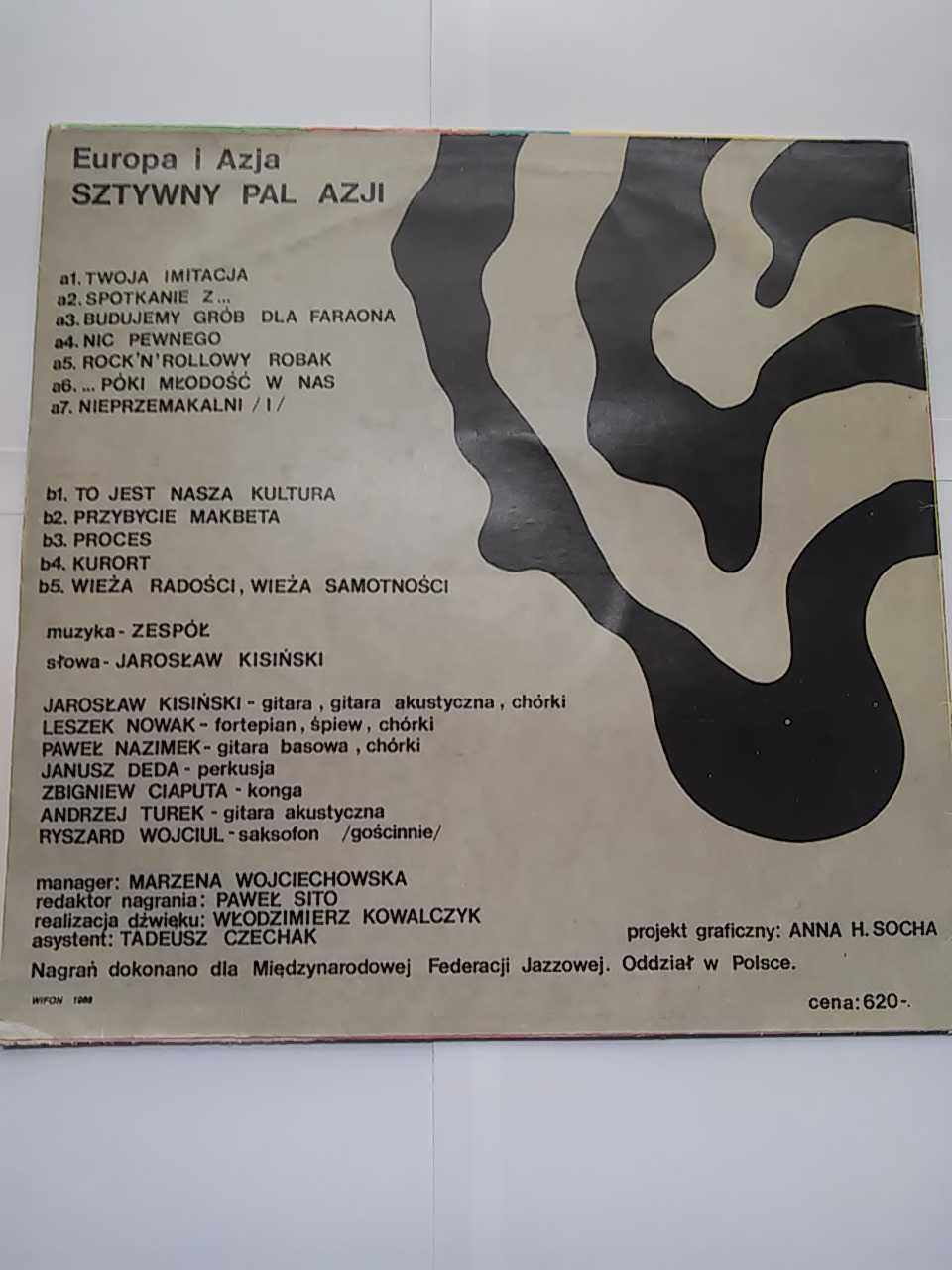 Sztywny Pal Azji - Europa i Azja 1988 Winyl