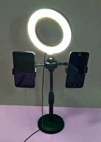 Настольная селфи лампа 16 см для фотографов стилистов блогеров
