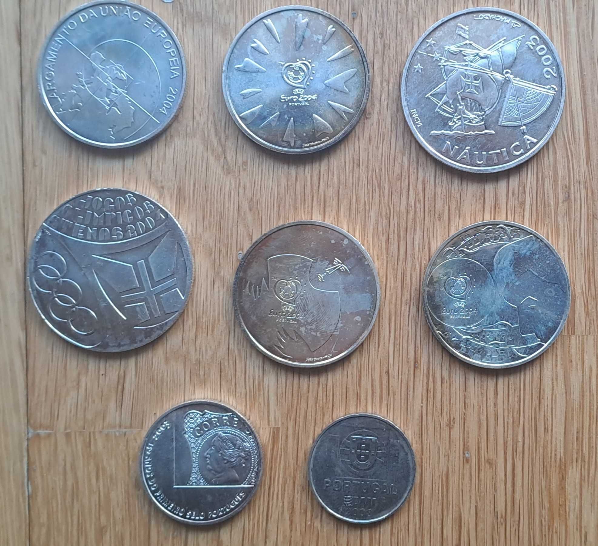 Moedas em prata 10 € - 8 € - 5 € - 1.5 € de Coleção