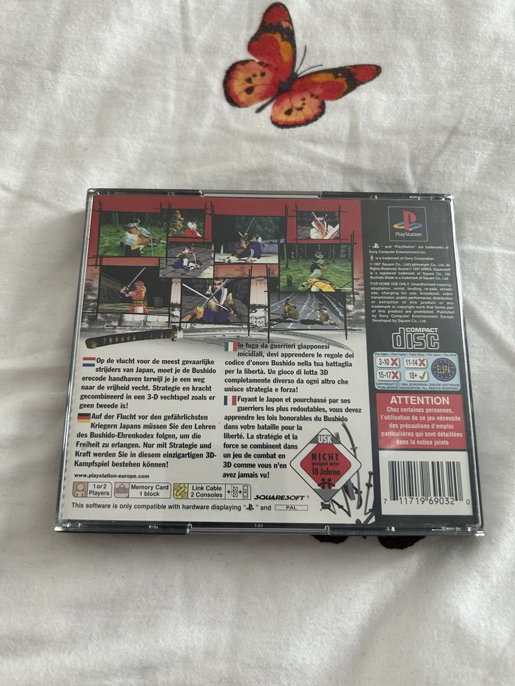 Bushido blade playstation 1 psx ps1