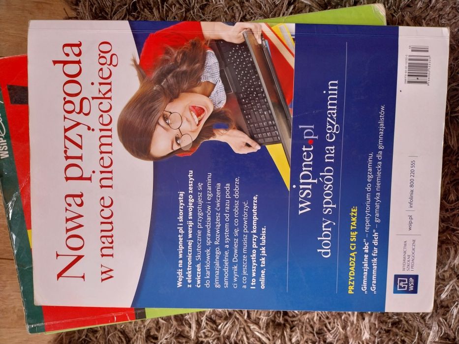 Zestaw książek Aha! Neu do nauki j. niemieckiego 2A + 2B