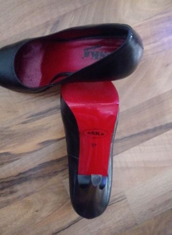 Czółenka skórzane stan idealny