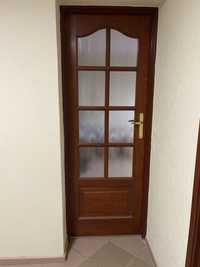 Drzwi drewniane wewnetrzne przeszklone -5 szt