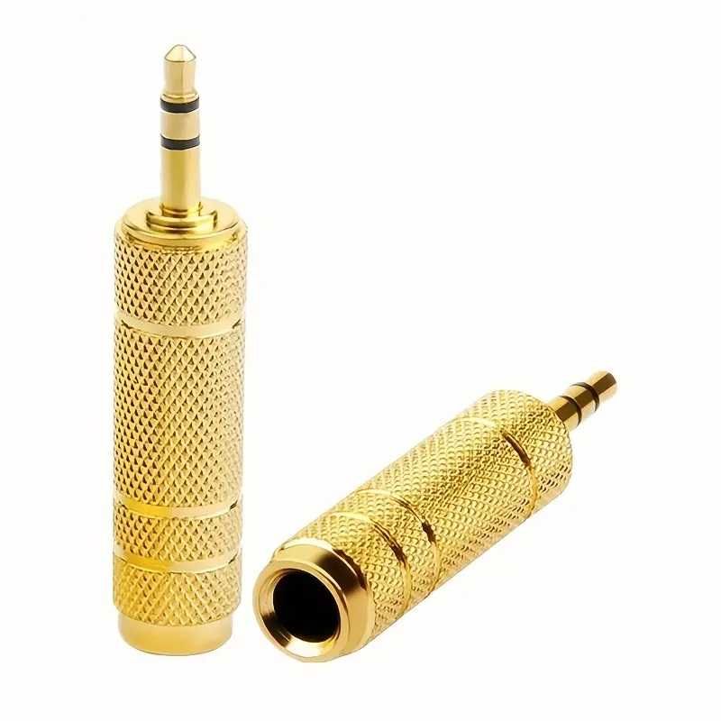 Adaptador Jack 3.5mm Macho para 6.35mm Femea