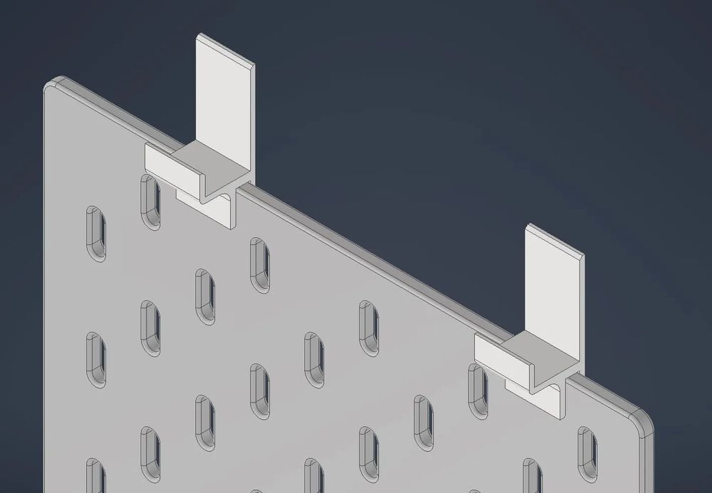 Suporte de Metro para Skadis IKEA