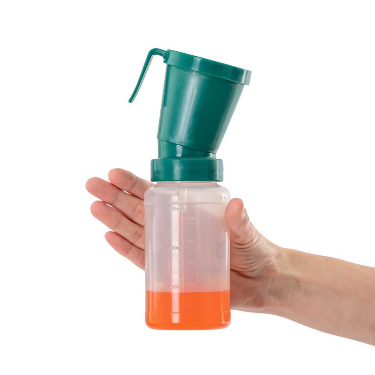Kubek do dezynfekcji strzyków, bezpowrotny, zielony, 300 ml, Kerbl