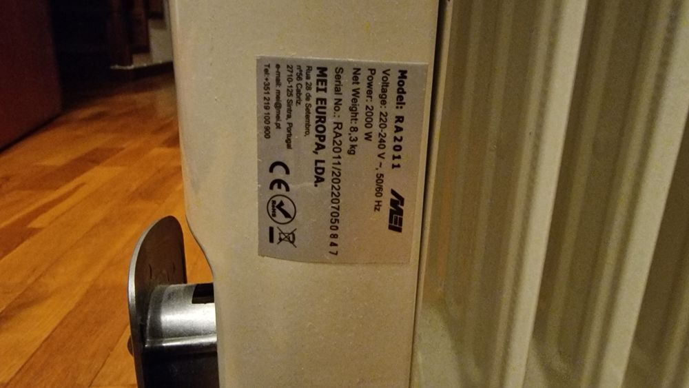 Aquecedor a òleo quase novo