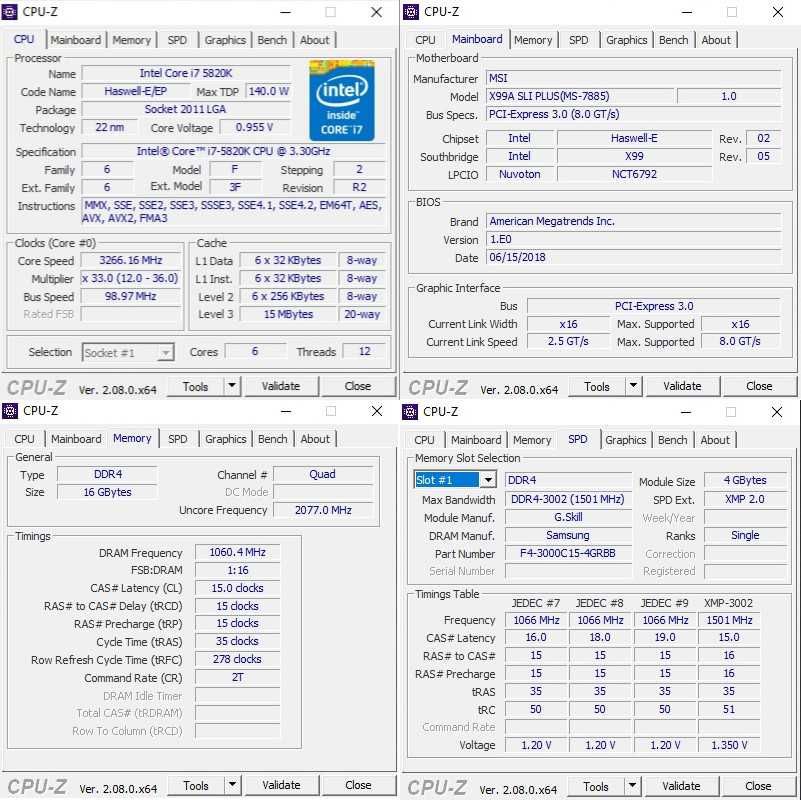 Komputer Intel i7 3,3GHz 6/12 nVidia GTX980 16GB OC 650W Win10 do gier