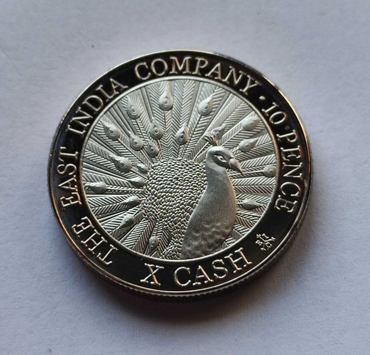 Moneta /Saint Helena East India Company 10 Pence 2012 Elżbieta II /Paw