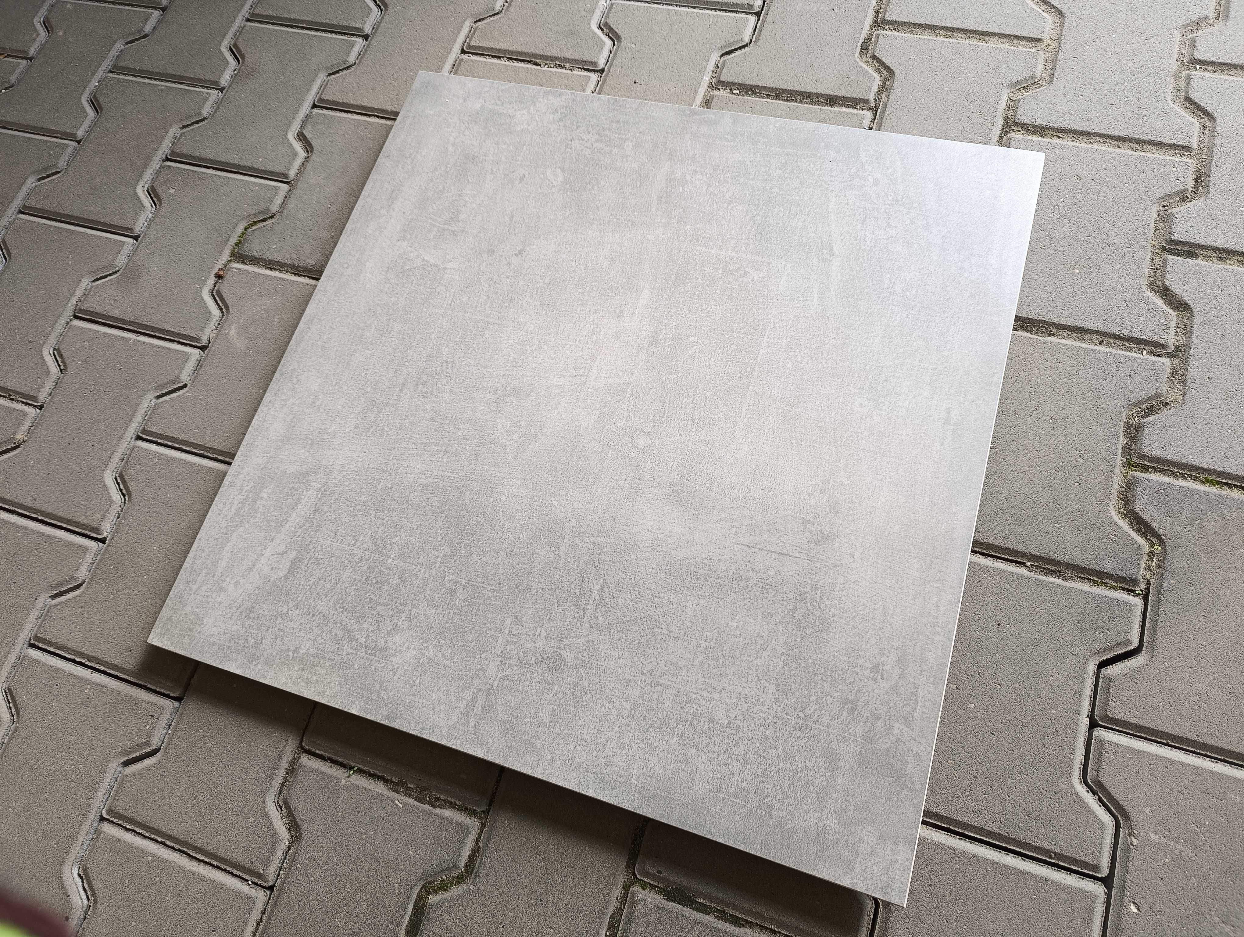 Płytki podłogowe gres szkliwiony imitacja betonu Kassel 60x60 Gat.1