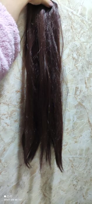 Красивый шиньон прикладной хвост трессы 60 см