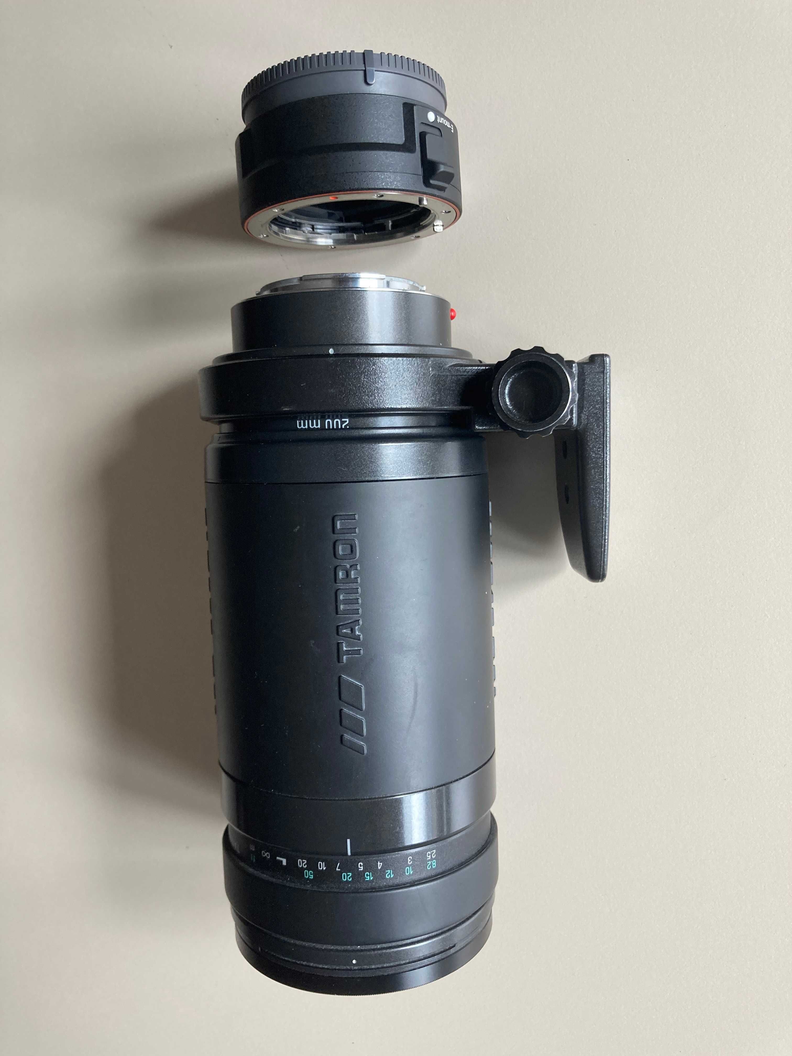 Teleobiektyw Tamron z adapterem do Sony