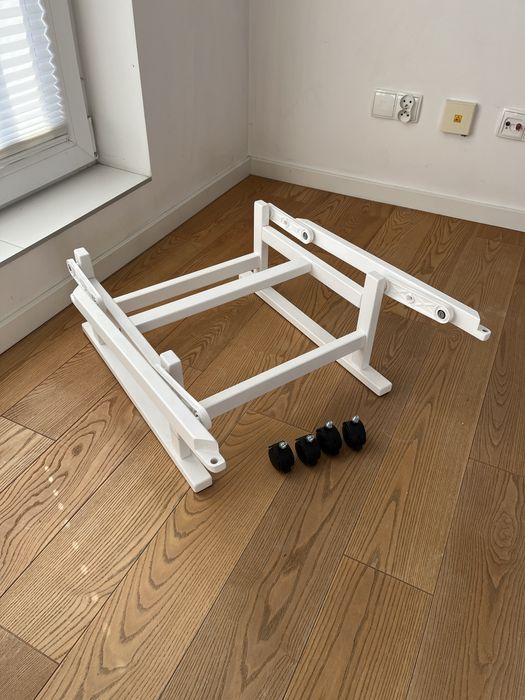 Łóżeczko dziecięce 7w1 – okrągłe, owalne, przewijak, kojec – NOWE