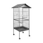 NOVO - Gaiola para pássaros com rodas, para aves, canários, periquitos