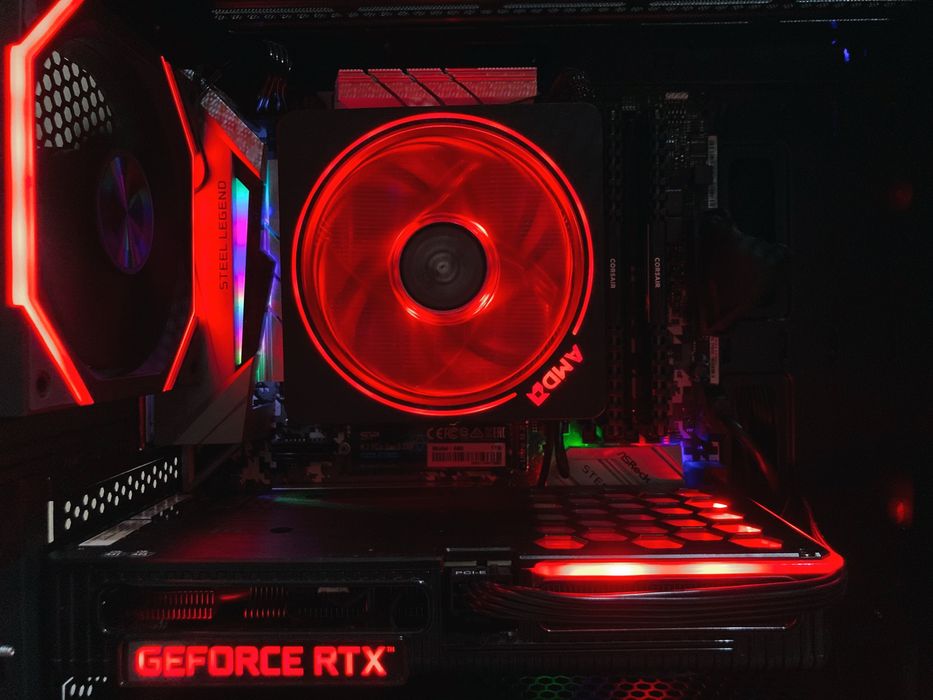 Komputer gamingowy | Ryzen 7 / RTX 3060TI / 32GB RAM / M.2 1TB