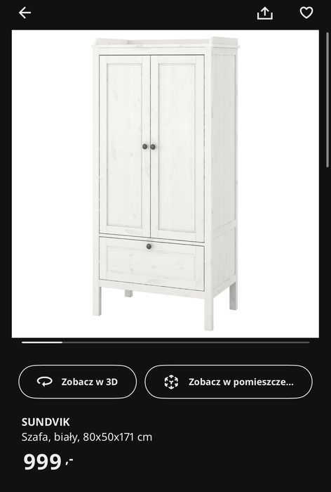 Szafa dziecięca IKEA