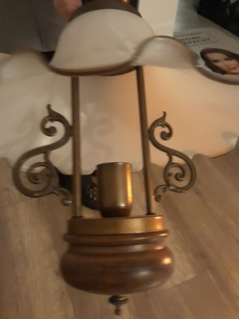 Lampa, mosiądz. holenderska.kolekcjonerska.