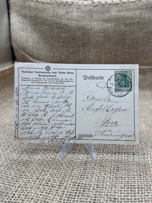 B733 pocztówka original wojsko Pruskie ww1 LUX