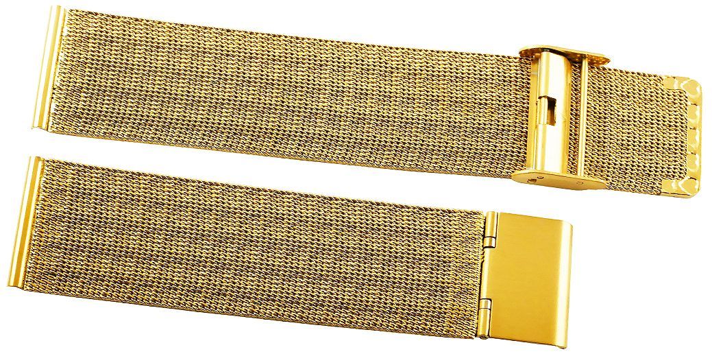 bransoleta fashion mesh złota ipg 22 mm fa22g