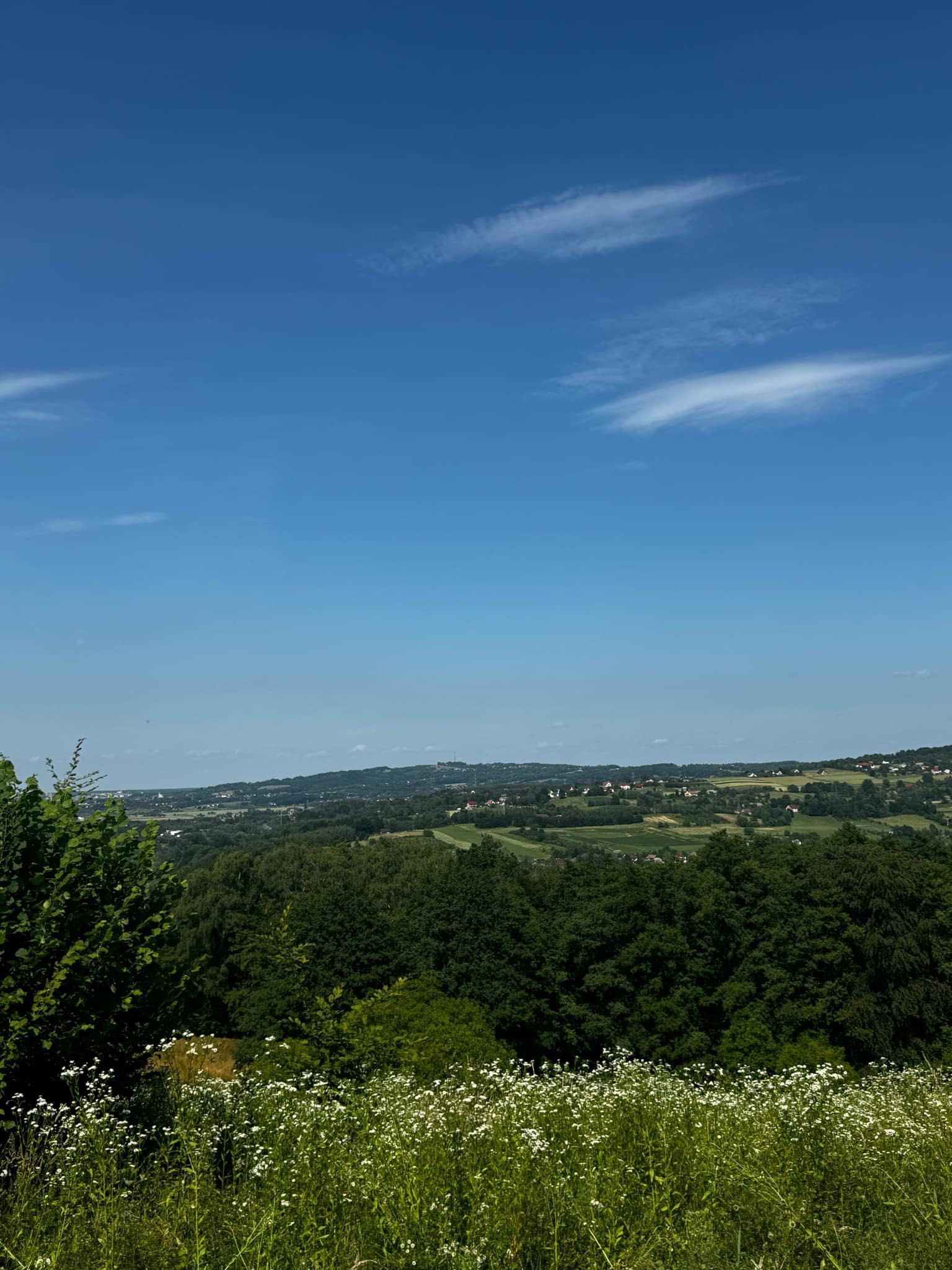 Działka budowlana Pleśna z pięknym widokiem na Tarnów  1093m2