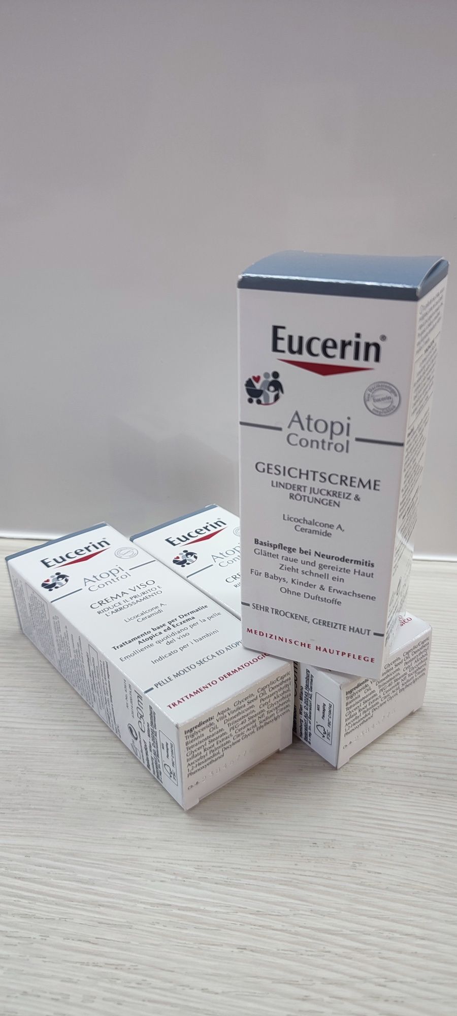 Eucerin, AtopiControl krem do twarzy, 50 ml, atopowa skóra